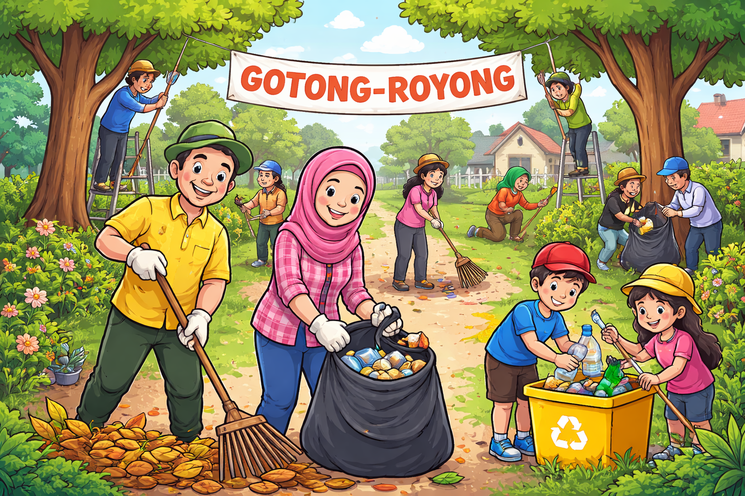 JEMPUTAN MENYERTAI AKTIVITI PROGRAM GOTONG-ROYONG DAN PEMASANGAN SPEED BUMP TAMAN MELUR 2